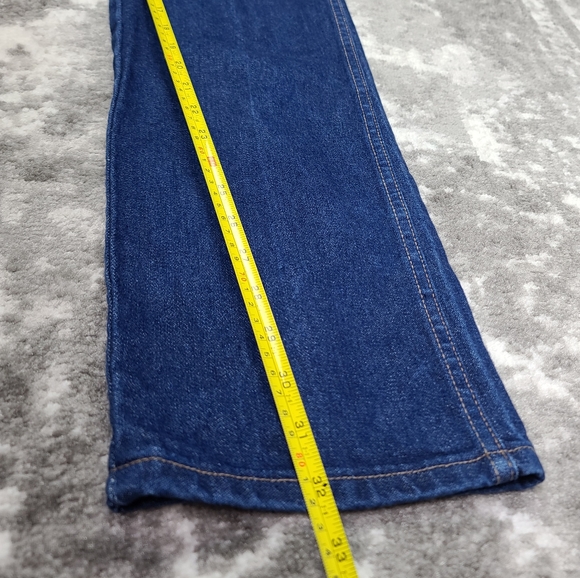 WRANGLER Vintage Retro 100% Cotton Made in the USA 9 Average High Rise Straight - Picture 12 of 12